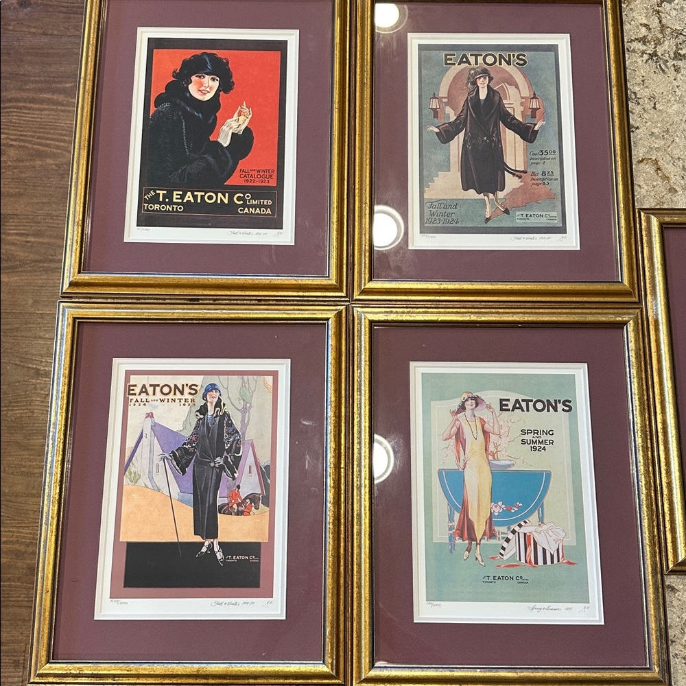 Set 5 Easton collector pictures